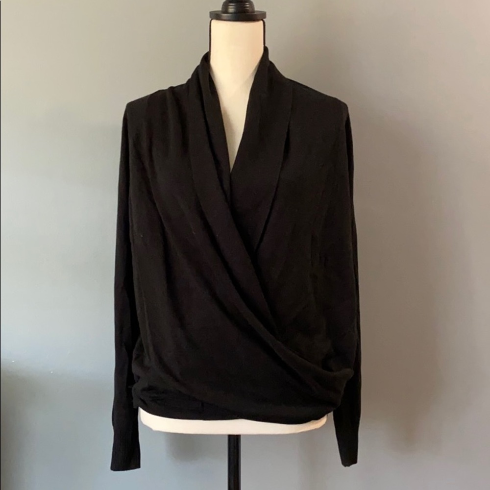 Wrap sweater